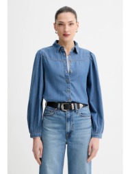 τζιν πουκάμισο levi`s journey western 60% lyocell, 40% βαμβάκι