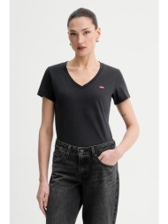 βαμβακερό μπλουζάκι levi`s perfect vneck 2-pack 100% βαμβάκι