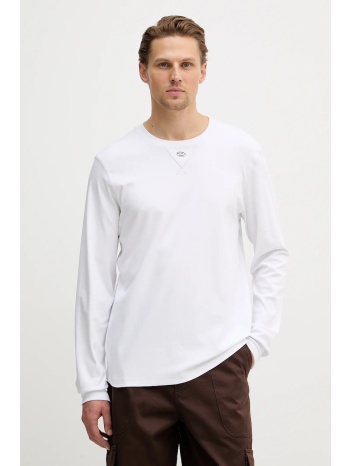 βαμβακερή μπλούζα με μακριά μανίκια diesel t-madjust-ls-tr