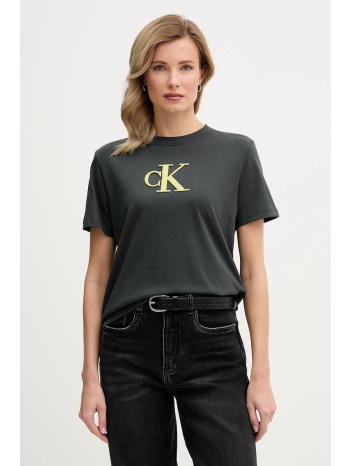 βαμβακερό μπλουζάκι calvin klein jeans 100% βαμβάκι