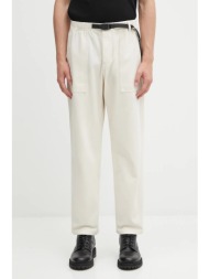 βαμβακερό παντελόνι gramicci loose tapered ridge pant 100% βαμβάκι