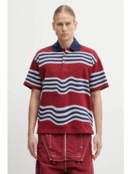 βαμβακερό μπλουζάκι πόλο napapijri napapijri x martine rose 100% βαμβάκι