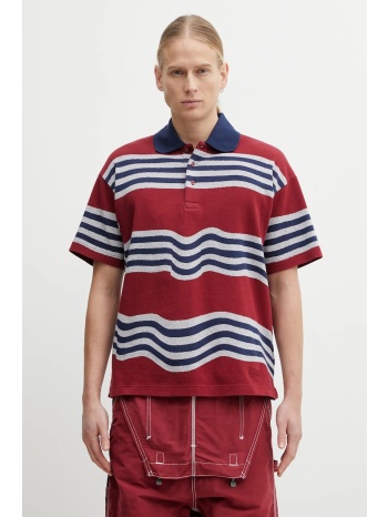 βαμβακερό μπλουζάκι πόλο napapijri napapijri x martine rose