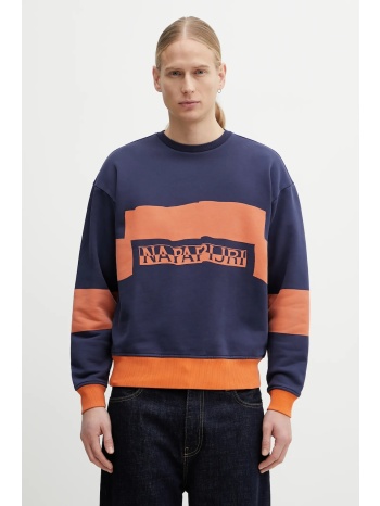 βαμβακερή μπλούζα napapijri napapijri x martine rose 100%