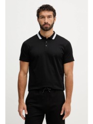 βαμβακερό μπλουζάκι πόλο karl lagerfeld 100% βαμβάκι