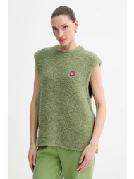 γιλέκο με προσθήκη μαλλιού american vintage 36% μαλλί, 35% πολυακρυλ, 15% αιγοκάμηλος, 13% πολυαμίδι