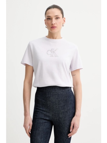 βαμβακερό μπλουζάκι calvin klein jeans 100% βαμβάκι