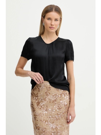 μπλούζα με μείγμα μεταξιού fracomina 50% βισκόζη, 30%