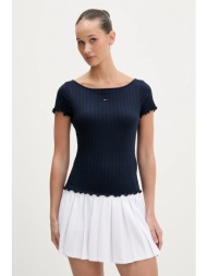 μπλουζάκι tommy jeans 95% βαμβάκι, 5% ελαστάν