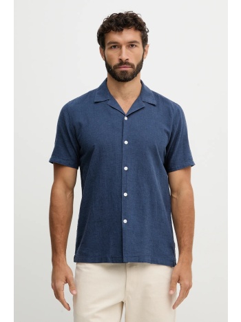 πουκάμισο με προσθήκη λινού lindbergh 55% λινό, 45% βαμβάκι