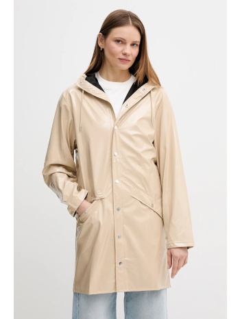 μπουφάν rains 12020 long jacket w3 100% πολυεστέρας με