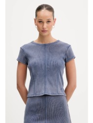 μπλουζάκι hugo blue dispray_b 98% βαμβάκι, 2% ελαστάν