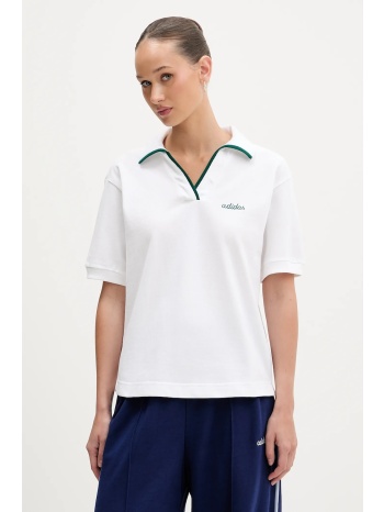 βαμβακερό μπλουζάκι πόλο adidas essentials colorpop 100%