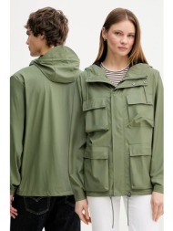 αδιάβροχο μπουφάν rains 12210 pocket jacket w3 100% πολυεστέρας με επίστρωση πολυουρεθάνης