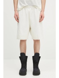 βαμβακερό σορτσάκι aries premium aged temple sweatshort 100% βαμβάκι