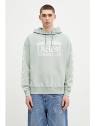 βαμβακερή μπλούζα aries aged ancient column hoodie 100% βαμβάκι