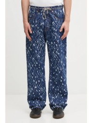 τζιν παντελόνι aries laser chain mail batten 100% βαμβάκι