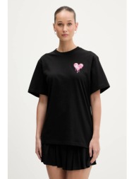 βαμβακερό μπλουζάκι hugo blue vintage_tee_b_9 100% βαμβάκι