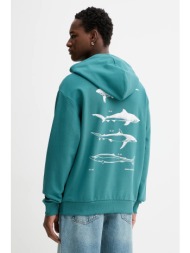 βαμβακερή μπλούζα hugo blue noutilex 100% βαμβάκι