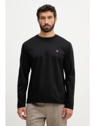 βαμβακερή μπλούζα με μακριά μανίκια boss c-townley 01 100% βαμβάκι