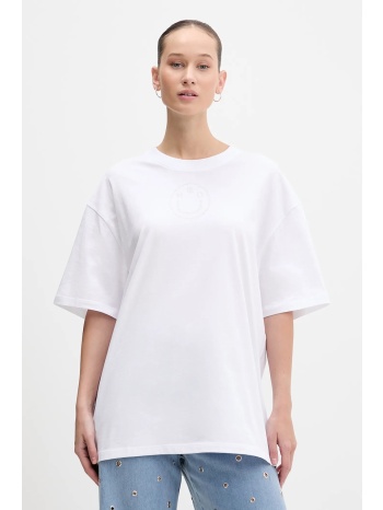 βαμβακερό μπλουζάκι hugo blue oversized _tee_b_9 100%