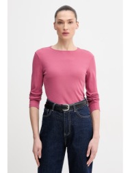 βαμβακερή μπλούζα με μακριά μανίκια united colors of benetton 100% βαμβάκι