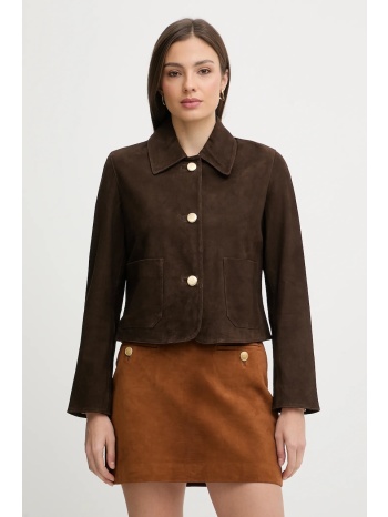 μπουφάν pedro del hierro υλικό 1 100% δέρμα σαμουάυλικό 2