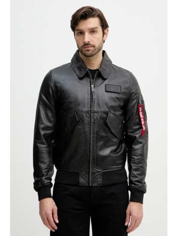 δερμάτινο μπουφάν alpha industries cwu-45/p leather κύριο