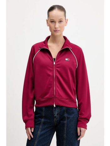 μπλούζα tommy jeans 89% ανακυκλωμένος πολυεστέρας, 11%