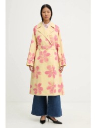 βαμβακερή καμπαρντίνα weekend max mara sradioso 100% βαμβάκι