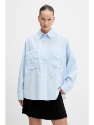 βαμβακερό πουκάμισο hugo blue edafnena_b 100% βαμβάκι