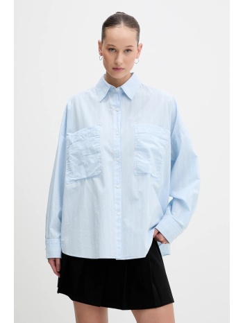 βαμβακερό πουκάμισο hugo blue edafnena_b 100% βαμβάκι