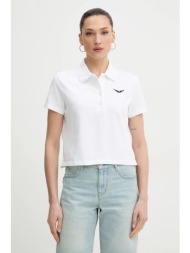 βαμβακερό μπλουζάκι πόλο zadig&voltaire 100% βαμβάκι