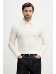 βαμβακερή μπλούζα με μακριά μανίκια tommy hilfiger 100% βαμβάκι