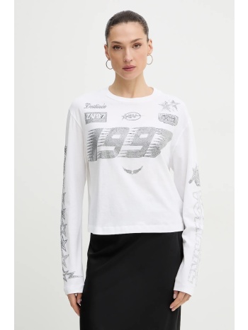 βαμβακερή μπλούζα με μακριά μανίκια zadig&voltaire 100%