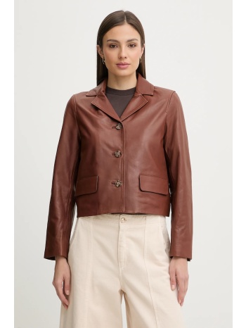 δερμάτινο μπουφάν pedro del hierro υλικό 1 100% δέρμαυλικό