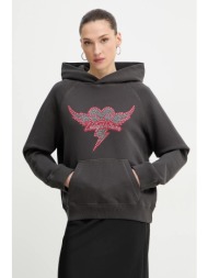 βαμβακερή μπλούζα zadig&voltaire 100% βαμβάκι