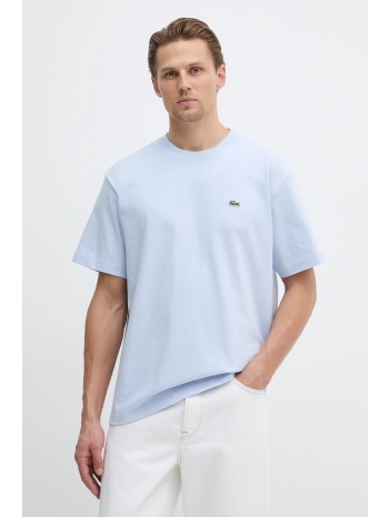 βαμβακερό μπλουζάκι lacoste κύριο υλικό 100% βαμβάκιπλέξη