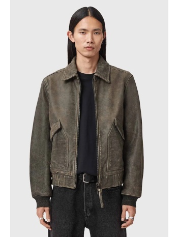 δερμάτινο μπουφάν allsaints marland κύριο υλικό 100% δέρμα