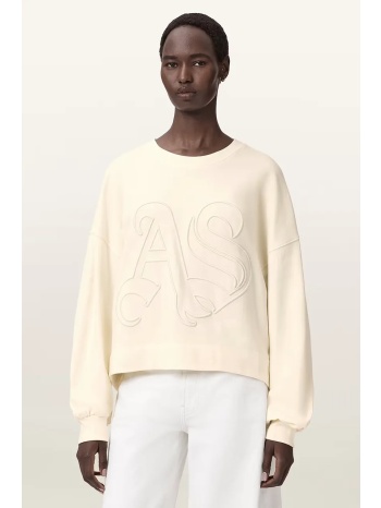 βαμβακερή μπλούζα allsaints lila 100% βαμβάκι