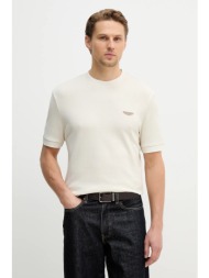 t-shirt με προσθήκη μαλλιού boss c-thompson 242_am 78% βαμβάκι, 22% μαλλί