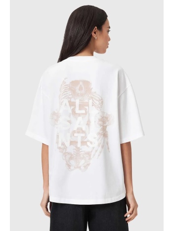 βαμβακερό μπλουζάκι allsaints tempus 100% βαμβάκι