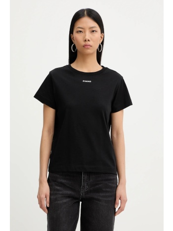 βαμβακερό μπλουζάκι pinko 100% βαμβάκι