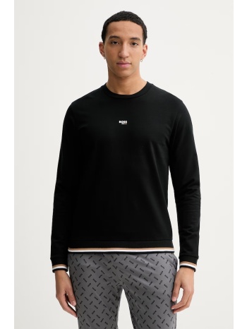 βαμβακερό φούτερ boss iconic sweatshirt 100% βαμβάκι