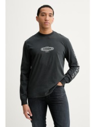 βαμβακερή μπλούζα με μακριά μανίκια guess originals 100% βαμβάκι