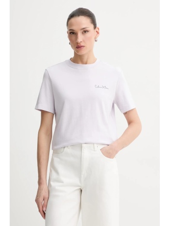 βαμβακερό μπλουζάκι calvin klein jeans 100% βαμβάκι