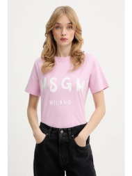 βαμβακερό μπλουζάκι msgm ...