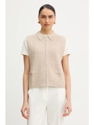 γιλέκο morgan 56% ακρυλικό, 35% πολυεστέρας, 6% μεταλλικές ίνες, 3% ελαστάν