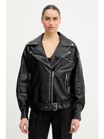 δερμάτινο μπουφάν fracomina κύριο υλικό 100%