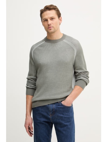 πουλόβερ με προσθήκη μαλλιού boss orange akajer 70% παρθένο